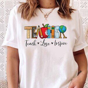 Teacher T-Shirt, Gift For Teacher, Aesthetic Teacher Tee Shirt